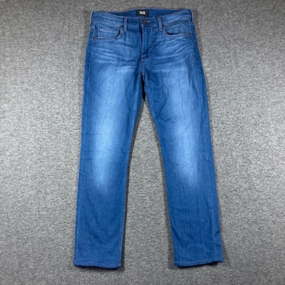 Paige Lennox Jeans Mens 32X29 Blue Slim Fit‎